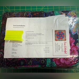 Dark Garden quilt Kit - Kaffe Fassett